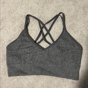 Size medium aerie grey racerback sports bra